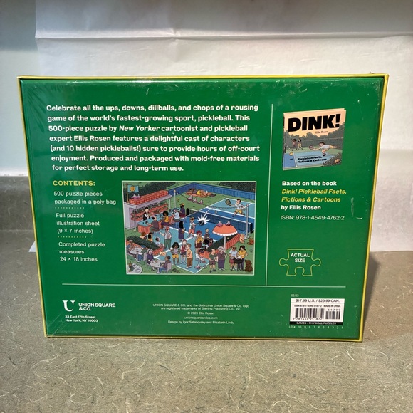 Pickleball Jigsaw Puzzle - 500 Pieces - Picture 7 of 13